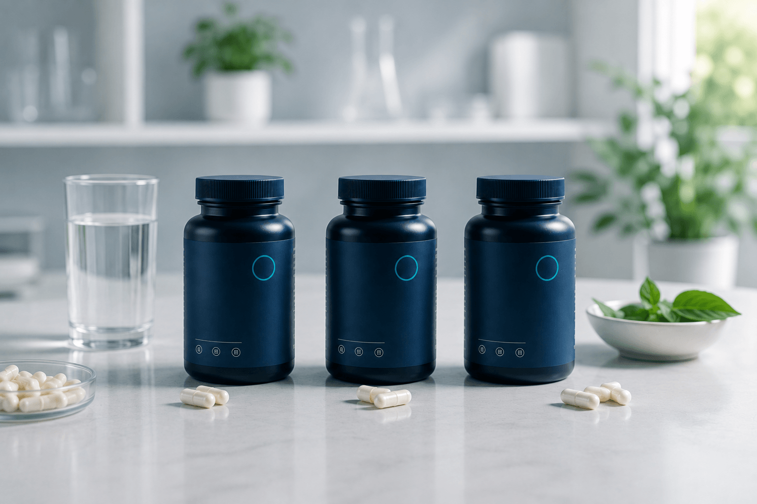 A small range of three daily capsule formulas, kept small on purpose